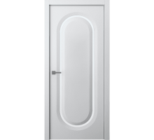 Дверь Belwooddoors Межкомнатная дверь Аргентум 1D со стеклом Эмаль белый