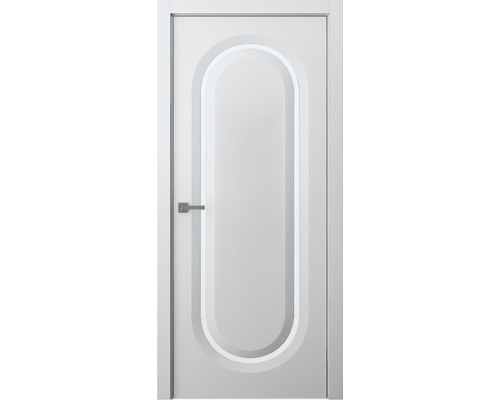 Дверь Belwooddoors Межкомнатная дверь Аргентум 1D со стеклом Эмаль белый
