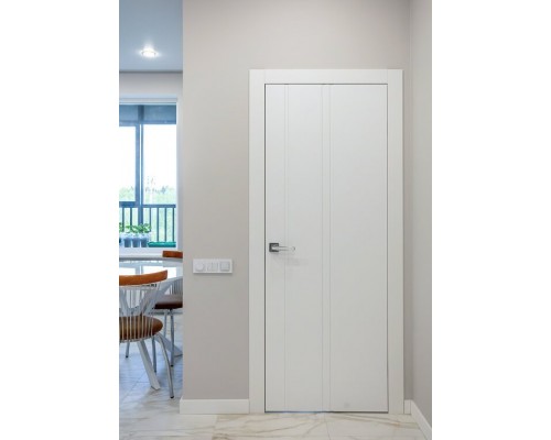 Дверь Belwooddoors Межкомнатная дверь Твинвуд 1 глухая Эмаль белый