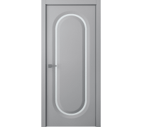 Дверь Belwooddoors Межкомнатная дверь Аргентум 1D со стеклом Эмаль светло-серый