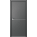 Дверь Belwooddoors Межкомнатная дверь Avesta 1H Молдинг Хром декоративные элементы Эмаль графит