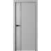 Дверь Belwooddoors Межкомнатная дверь Вега 1 Молдинг Черный глухая Эмаль светло-серый