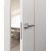 Дверь Belwooddoors Межкомнатная дверь Avesta 1V Молдинг Хром декоративные элементы Эмаль жемчуг