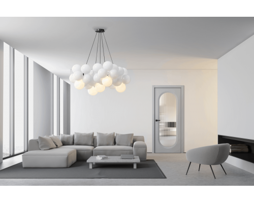 Дверь Belwooddoors Межкомнатная дверь Аргентум 1B со стеклом Эмаль светло-серый Дверь Belwooddoors Межкомнатная дверь Аргентум 1B со стеклом Эмаль светло-серый