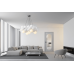 Дверь Belwooddoors Межкомнатная дверь Аргентум 1B со стеклом Эмаль светло-серый