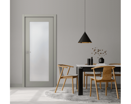 Дверь Belwooddoors Межкомнатная дверь Стелла 1 со стеклом Эмаль графит Дверь Belwooddoors Межкомнатная дверь Стелла 1 со стеклом Эмаль графит