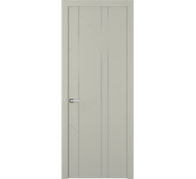 Дверь Belwooddoors Межкомнатная дверь Флекс 1 Молдинг Хром глухая Эмаль шёлк