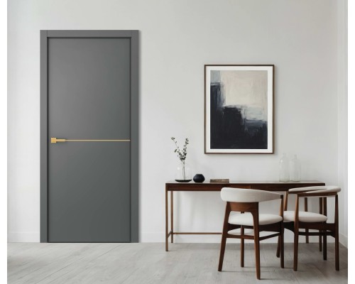 Дверь Belwooddoors Межкомнатная дверь Avesta 1H Молдинг Золото глухая Эмаль белый Дверь Belwooddoors Межкомнатная дверь Avesta 1H Молдинг Золото глухая Эмаль белый