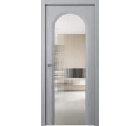 Дверь Belwooddoors Межкомнатная дверь Аргентум 1A со стеклом Эмаль светло-серый