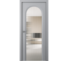 Дверь Belwooddoors Межкомнатная дверь Аргентум 1A со стеклом Эмаль светло-серый