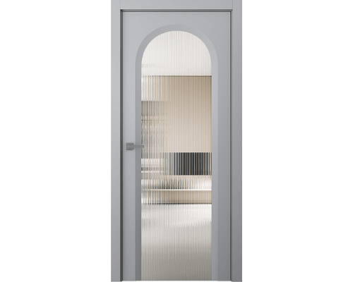Дверь Belwooddoors Межкомнатная дверь Аргентум 1A со стеклом Эмаль светло-серый