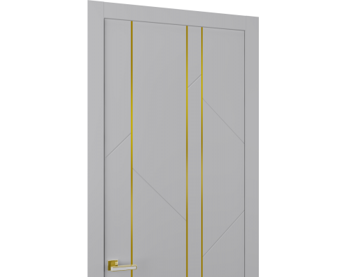 Дверь Belwooddoors Межкомнатная дверь Флекс 1 Молдинг Золото глухая Эмаль заказной Дверь Belwooddoors Межкомнатная дверь Флекс 1 Молдинг Золото глухая Эмаль заказной