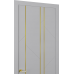 Дверь Belwooddoors Межкомнатная дверь Флекс 1 Молдинг Золото глухая Эмаль заказной