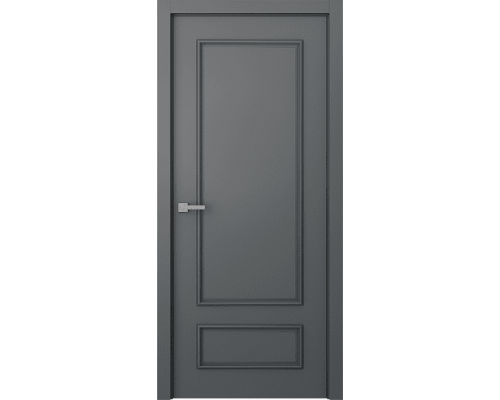 Дверь Belwooddoors Межкомнатная дверь Ламира 5 глухая Эмаль графит