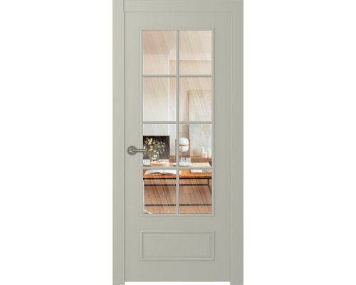 Дверь Belwooddoors Межкомнатная дверь Ламира 5 со стеклом Эмаль шёлк