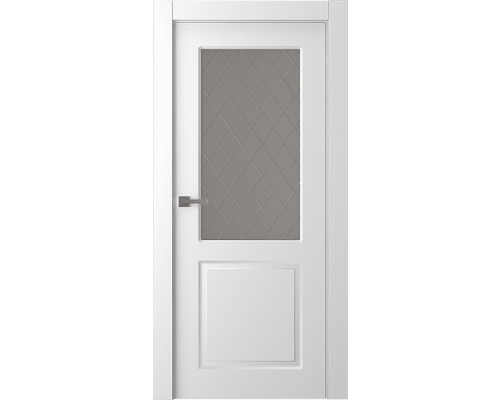 Дверь Belwooddoors Межкомнатная дверь Alta со стеклом Эмаль белый Дверь Belwooddoors Межкомнатная дверь Alta со стеклом Эмаль белый