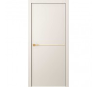 Дверь Belwooddoors Межкомнатная дверь Avesta 1H Молдинг Золото глухая Эмаль жемчуг