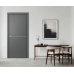 Дверь Belwooddoors Межкомнатная дверь Avesta 1H Молдинг Хром декоративные элементы Эмаль белый