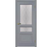 Матадор дверь Либра эмаль ДО с эмалью RAL №7040 Решетка