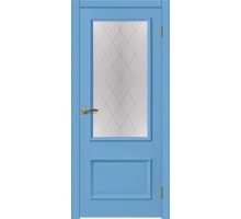 Матадор дверь Милан РАЛ ДО с эмалью RAL №5024 Решетка