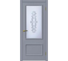 Матадор дверь Милан РАЛ ДО с эмалью RAL №7040 Рисунок 2