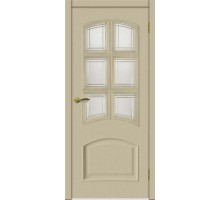 Матадор дверь Венеция РАЛ ДО6 с эмалью RAL №1015 мателюкс с протяжкой