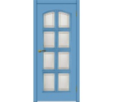 Матадор дверь Венеция РАЛ ДО8 с эмалью RAL №5024 мателюкс с протяжкой