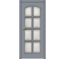 Матадор дверь Венеция РАЛ ДО8 с эмалью RAL №7040 мателюкс с протяжкой