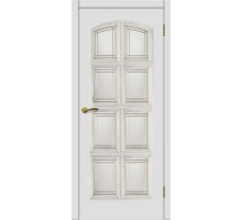 Матадор дверь Венеция РАЛ ДО8 с эмалью эмаль белая матовая мателюкс с протяжкой