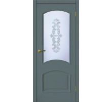 Матадор дверь Венеция ДО натуральный шпон антрацит Рисунок 2