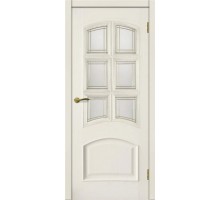 Матадор дверь Венеция ДО6 натуральный шпон белый ясень мателюкс с протяжкой