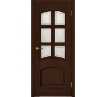 Матадор дверь Венеция ДО6 натуральный шпон янтарный дуб мателюкс с протяжкой