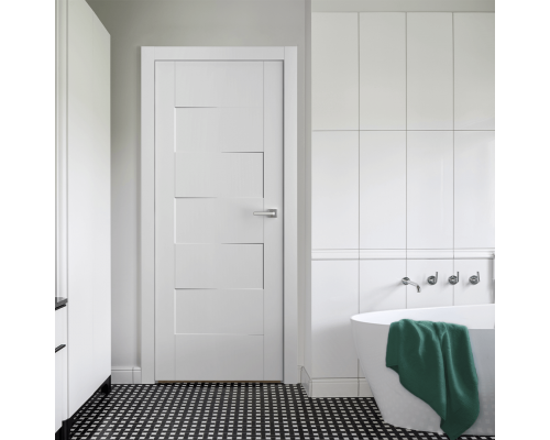 Дверь Belwooddoors Межкомнатная дверь Лестер глухая Белый ПП Дверь Belwooddoors Межкомнатная дверь Лестер глухая Белый ПП