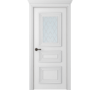 Дверь Belwooddoors Межкомнатная дверь Палаццо 3/1 с зеркалом Эмаль белый