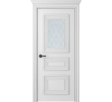 Дверь Belwooddoors Межкомнатная дверь Палаццо 3/1 с зеркалом Эмаль белый