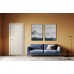 Дверь Belwooddoors Межкомнатная дверь Avesta 1V Молдинг Золото глухая Эмаль светло-серый