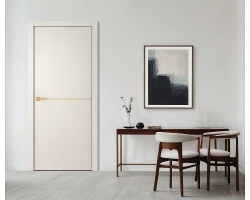 Дверь Belwooddoors Межкомнатная дверь Avesta 1H Молдинг Золото глухая Эмаль белый Дверь Belwooddoors Межкомнатная дверь Avesta 1H Молдинг Золото глухая Эмаль белый