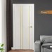 Дверь Belwooddoors Межкомнатная дверь Флекс 1 Молдинг Золото глухая Эмаль заказной