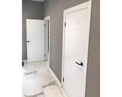 Дверь Belwooddoors Межкомнатная дверь Svea глухая Эмаль светло-серый