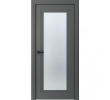 Дверь Belwooddoors Межкомнатная дверь Левел 1 со стеклом Эмаль графит