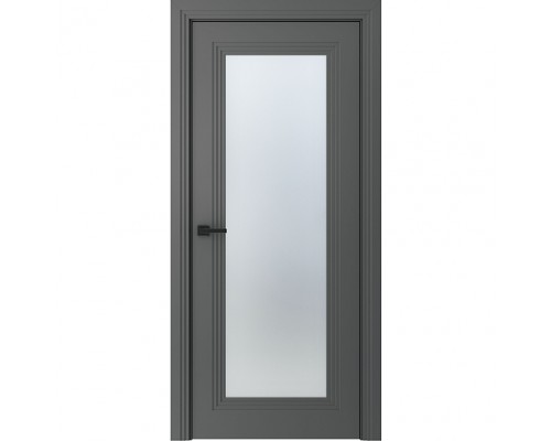 Дверь Belwooddoors Межкомнатная дверь Левел 1 со стеклом Эмаль графит