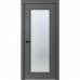 Дверь Belwooddoors Межкомнатная дверь Левел 1 со стеклом Эмаль графит