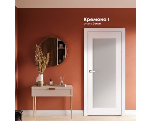 Дверь Belwooddoors Межкомнатная дверь Кремона 1 глухая Эмаль белый Дверь Belwooddoors Межкомнатная дверь Кремона 1 глухая Эмаль белый