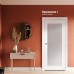 Дверь Belwooddoors Межкомнатная дверь Кремона 1 глухая Эмаль белый
