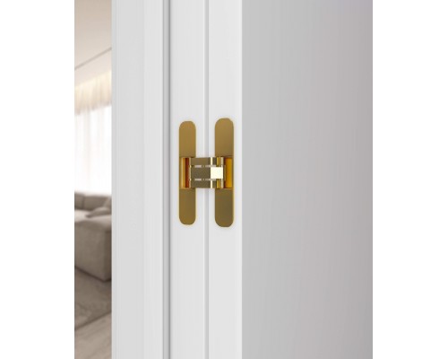 Дверь Belwooddoors Межкомнатная дверь Avesta 1V Молдинг Золото глухая Эмаль светло-серый Дверь Belwooddoors Межкомнатная дверь Avesta 1V Молдинг Золото глухая Эмаль светло-серый