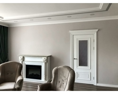 Дверь Belwooddoors Межкомнатная дверь Палаццо 2 со стеклом Эмаль белый Дверь Belwooddoors Межкомнатная дверь Палаццо 2 со стеклом Эмаль белый