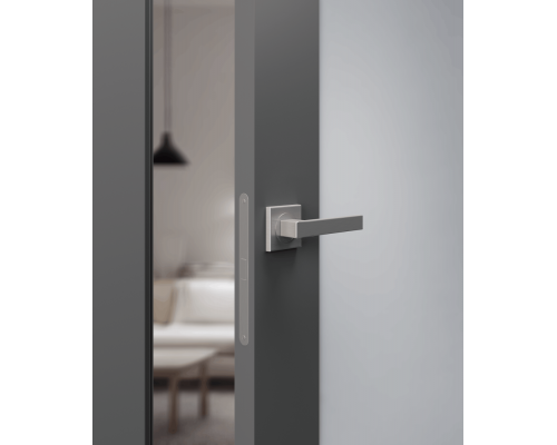Дверь Belwooddoors Межкомнатная дверь Стелла 1 со стеклом Эмаль графит Дверь Belwooddoors Межкомнатная дверь Стелла 1 со стеклом Эмаль графит