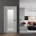 Дверь Belwooddoors Межкомнатная дверь Левел 1 со стеклом Эмаль светло-серый
