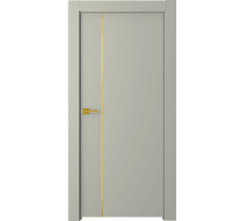 Дверь Belwooddoors Межкомнатная дверь Вега 1 Молдинг Золото глухая Эмаль шёлк