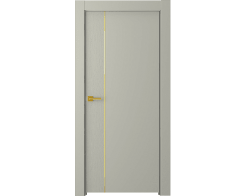 Дверь Belwooddoors Межкомнатная дверь Вега 1 Молдинг Золото глухая Эмаль шёлк